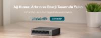 TP-LINK LS105GP 4 PORT GIGABIT + 1 PORT RJ45 UPLINK POE 65W 250 METRE POE MESAFE METAL KASA SWITCH - 1